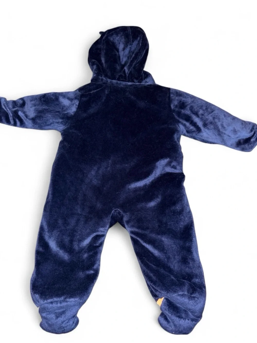 Disney Navy Plush Tigger Hooded Footed One-Piece